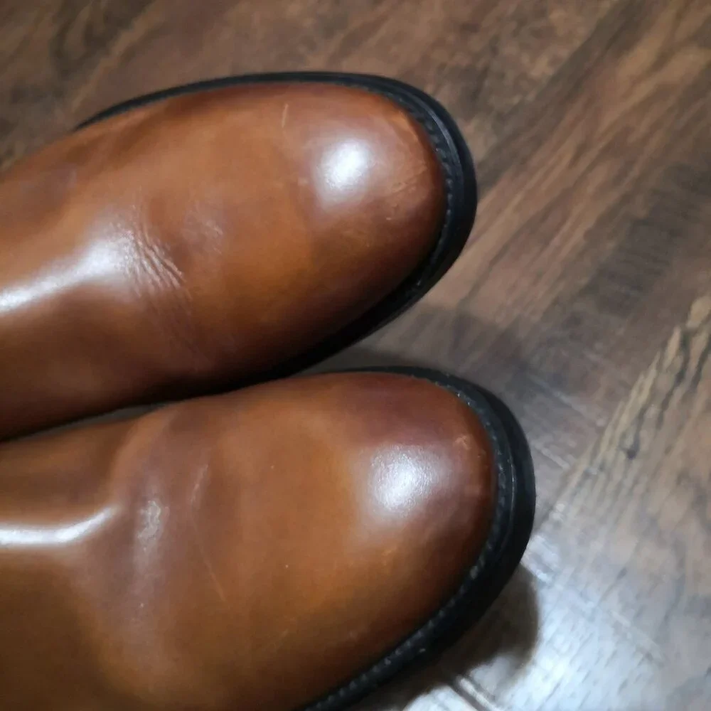 Banana Republic‎ Men’s Tan Chelsea Leather Ankle Boots  Size 9